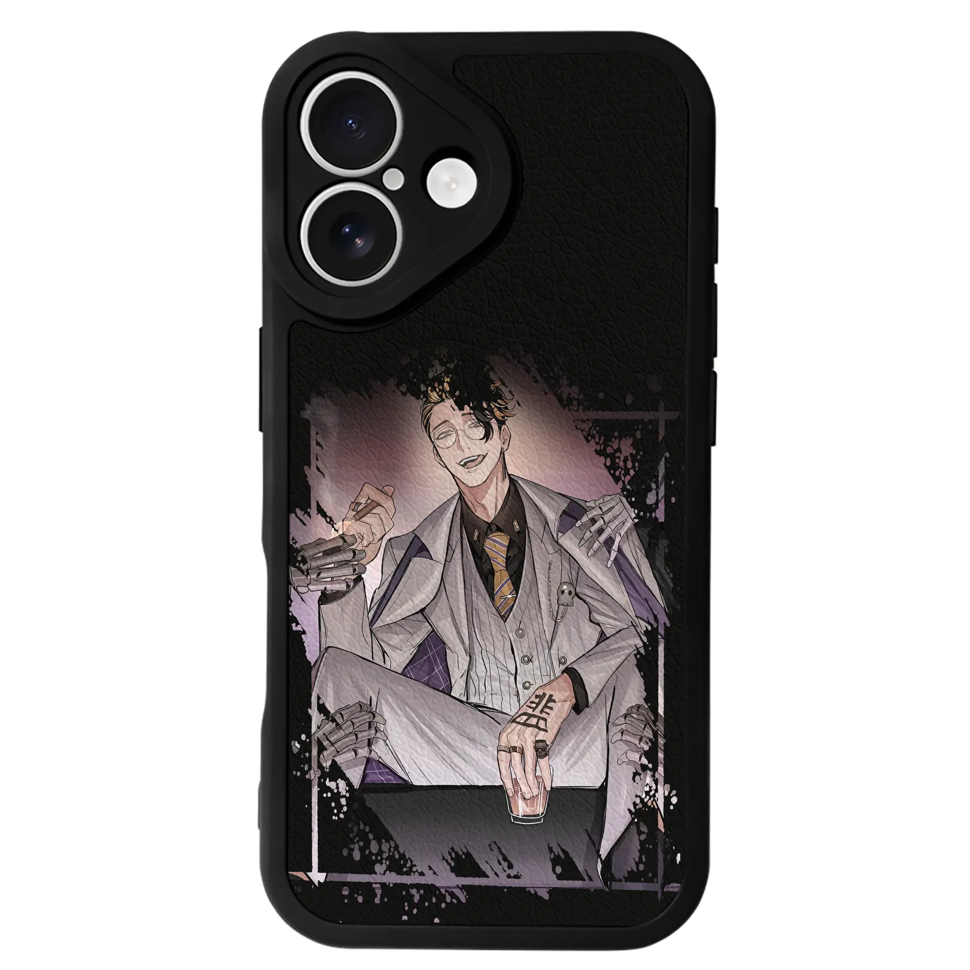 東京リベンジャーズ グッズ,半間修二 - IPhone 16シリーズ対応 ・ シリコンスマホケース ・ レザー調 ・ 高精度フィット ・ 耐衝撃 ・ ワイヤレス充電対応 ・ 精密カット